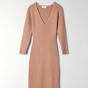 XS Babaton Vance Dress - Clay Mask - Aritzia